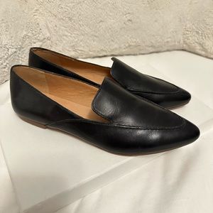 Madewell the frances skimmer in leather
